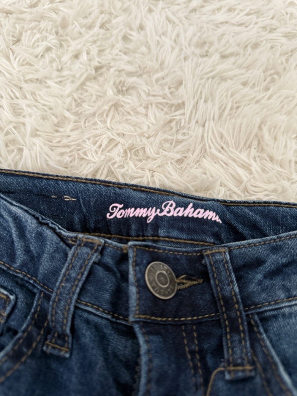 Tommy Bahama Girls Skinny Jeans Size 7/8 Blue Denim Stretch Pants - Picture 3 of 5